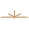 Ekena Millwork Kennewick Timber Gable Bracket, Western Red Cedar, 96"W x 24"H x 1 1/2"D x 3 1/2"F, 6/12 Pitch GBW096X24X0204KEN00SWR - alternate 1